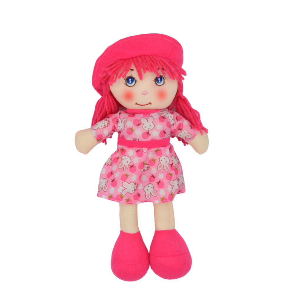 Papusa de plus 30cm, efecte vocale, cantecel, diverse culori