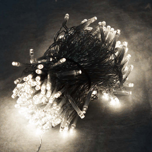 Instalatie tip turturi, 8 m, 200LED, alb, consum redus