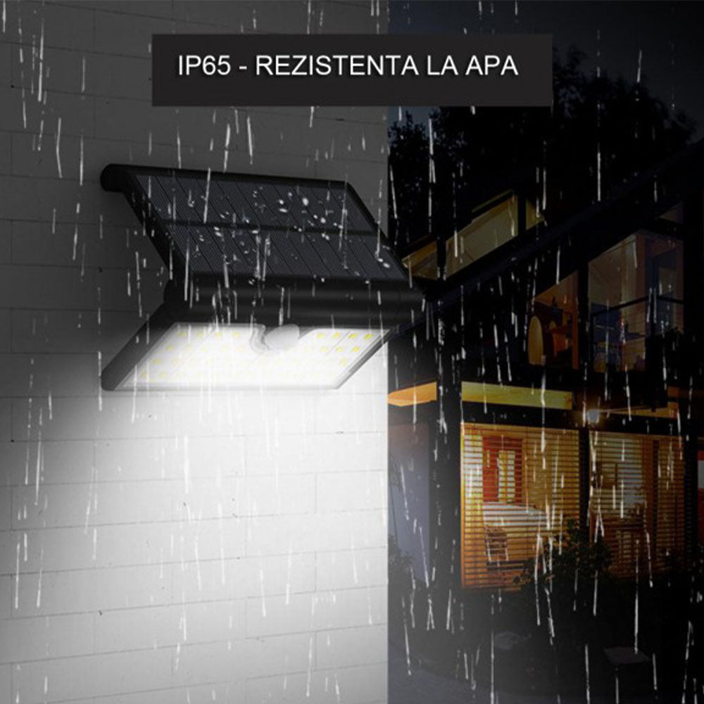 Lampa solara pliabila SH 090B cu senzor, 54 LED, 3 moduri