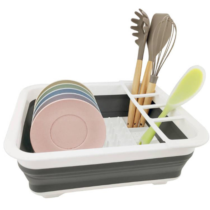 Uscator pliabil, suport tacamuri si farfurii, silicon