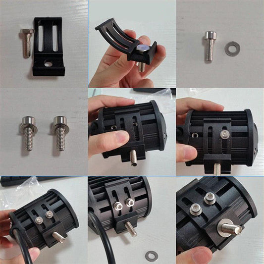 Set 2 proiectoare auto led bad, 24 leduri, 144W/set