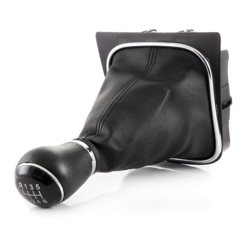 Manson cu nuca schimbator cu inel cromat VW Golf V, VI, 6 viteze