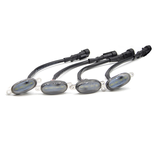 Set 4 Lumini de zi, decoratie grila radiator, 24W, 2 modele