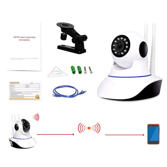 Camera de supraveghere rotativa, WIFI, 1080p, audio bidirectional