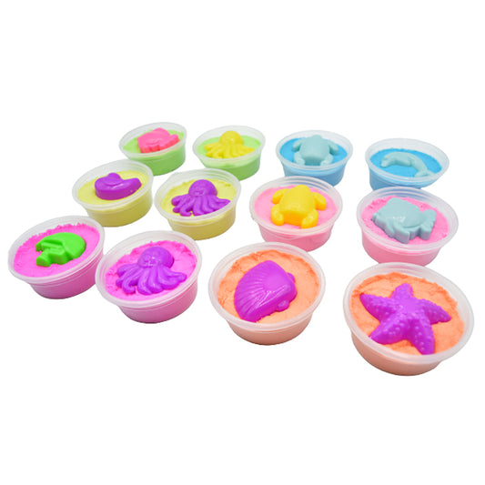 Set 12 x rezerve nisip kinetic, 12 forme modelaj