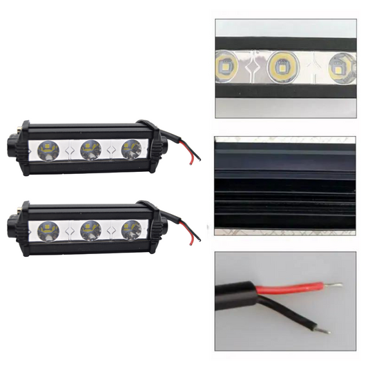 Set 2 proiectoare auto 3LED, 60W/set, 12/24V, 6000K