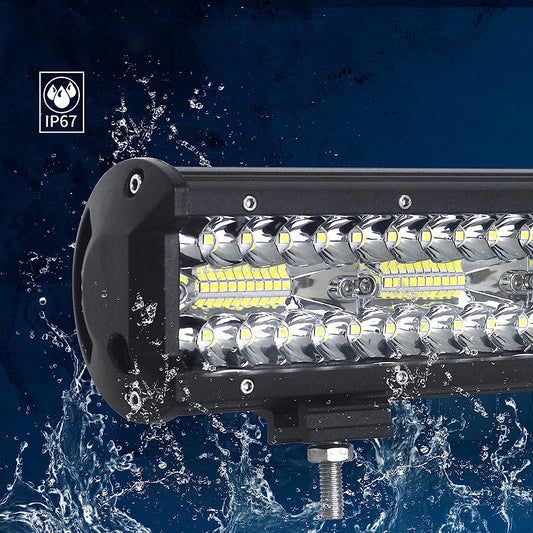 Proiector auto LED cu suport, 51.4cm, 420W