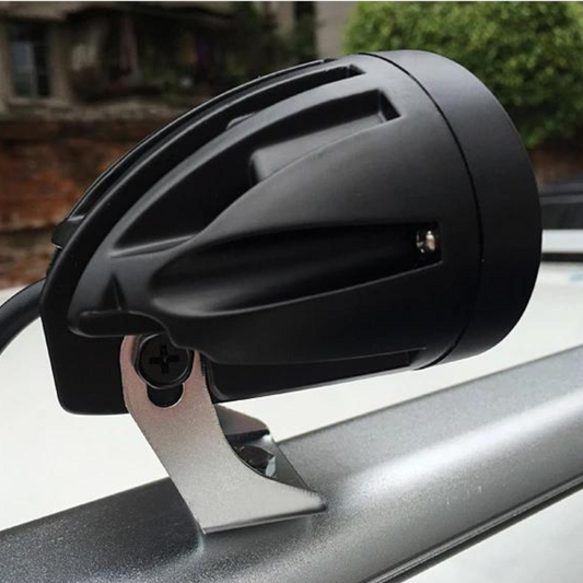 Proiector auto/moto LED CREE, 20W, 10/30V, 1800lm, geam galben