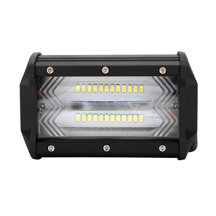 Set 2 x proiectoare auto LED, 72W, 6000K