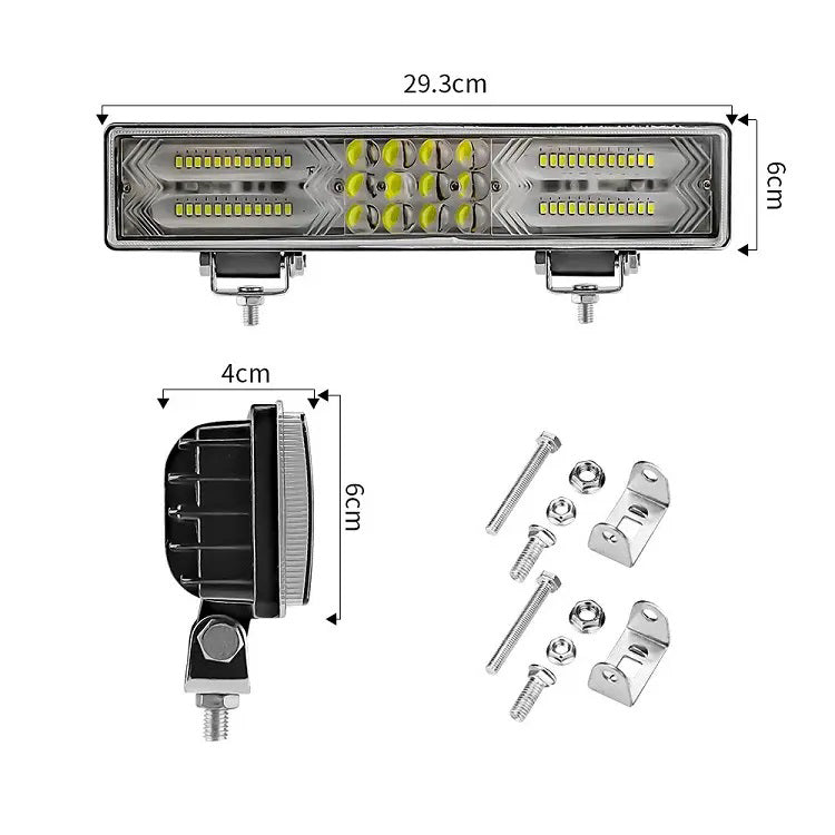 Set 2 Proiectoare auto, 180W/proiector, 60 LED SMD