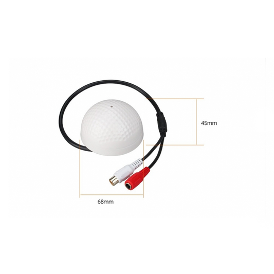 Microfon sferic pentru sisteme de supraveghere