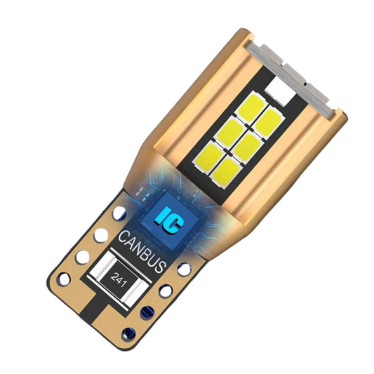 Set 2 becuri auto LED 18SMD, T10 W5W, canbus, 6000K, 12V, 1000lm