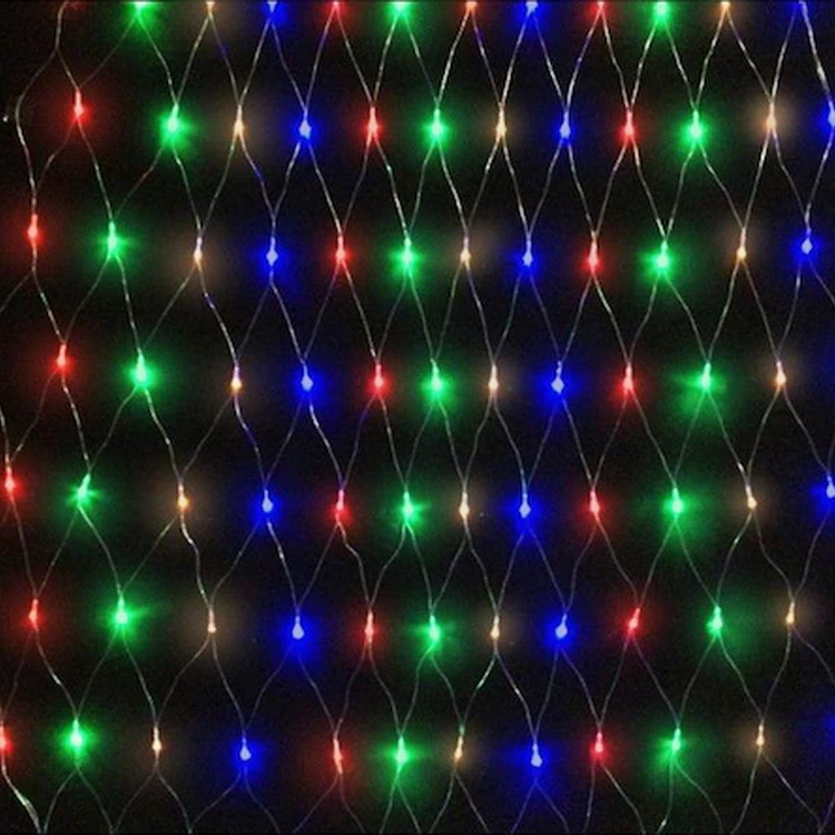 Instalatie tip plasa 1.5 x 1.5 m, 120LED, multicolor