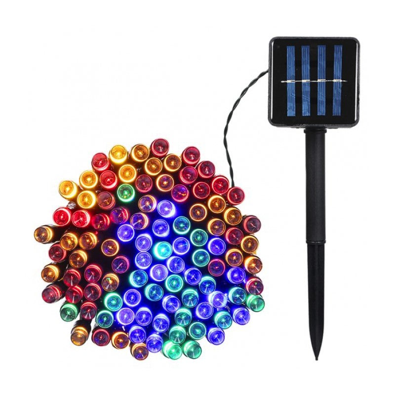 Instalatie solara 22 metri, multicolora, 200LED