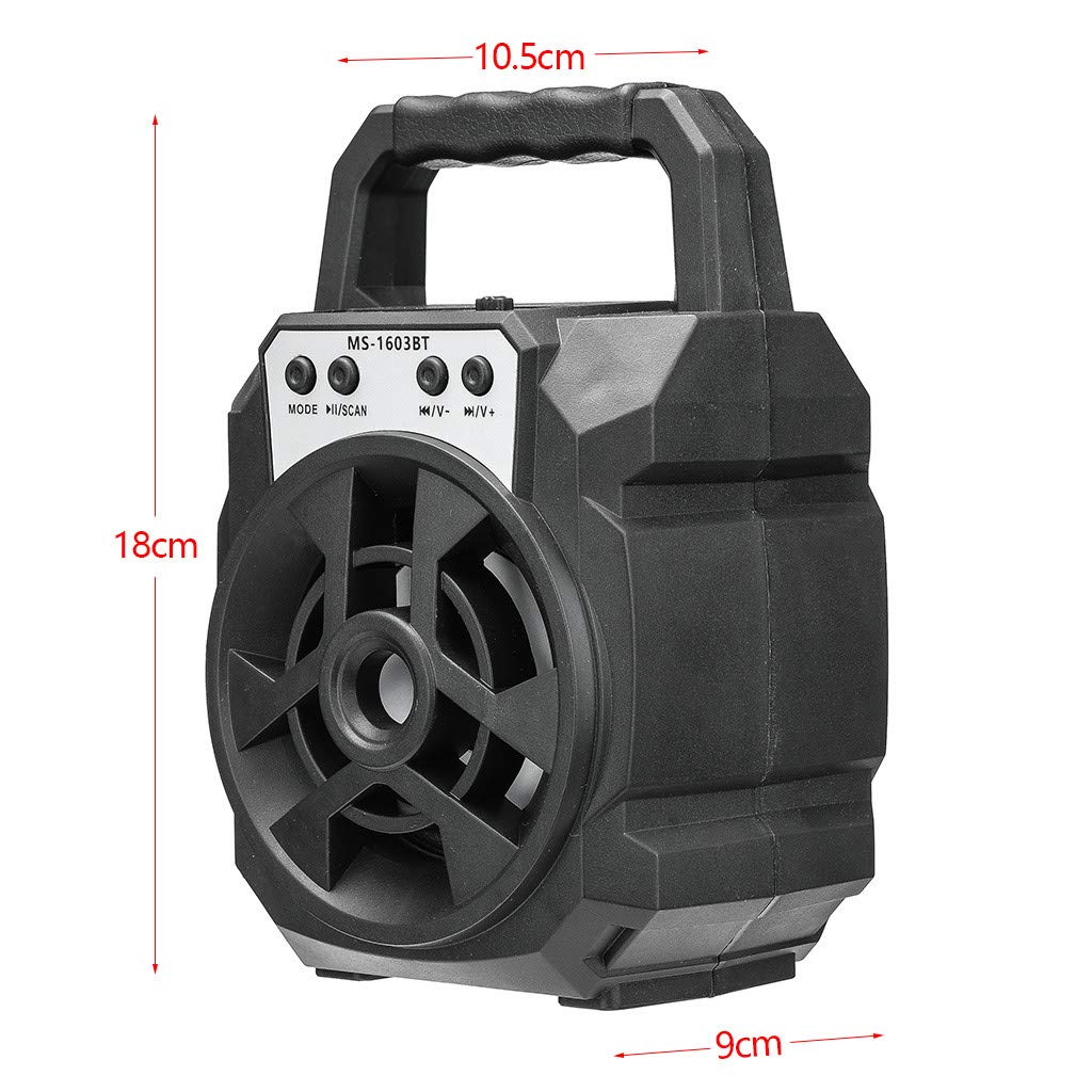 Boxa Portabila 18W PMPO MS 1603BT, lumini si maner