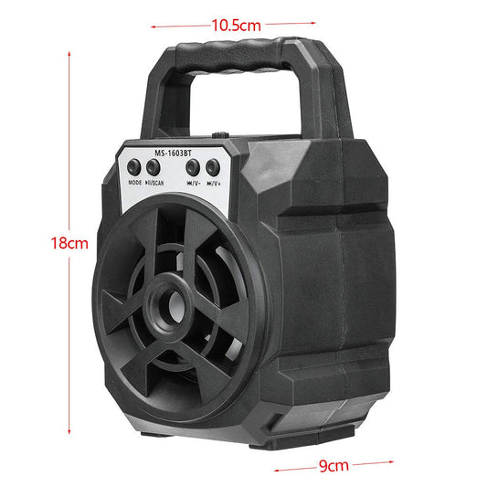 Boxa Portabila 18W PMPO MS 1603BT, lumini si maner