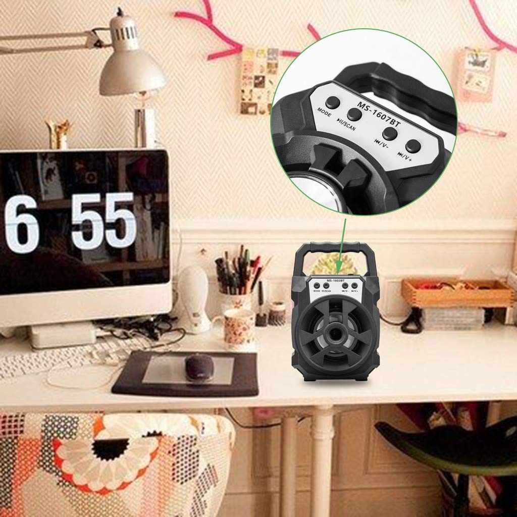 Boxa Portabila 18W PMPO MS 1603BT, lumini si maner