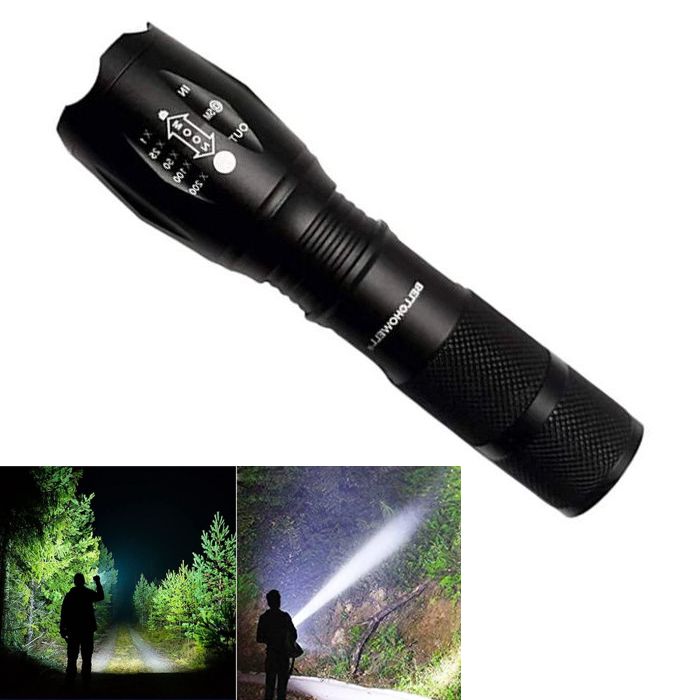 Lanterna LED Taclight X22, 550 lumeni, 5 moduri luminare