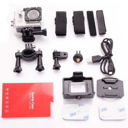 Camera sport, rezistenta la apa, Full HD 1080p