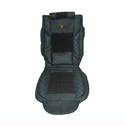 Huse scaune auto universale, textil/piele ecologica, 7 piese