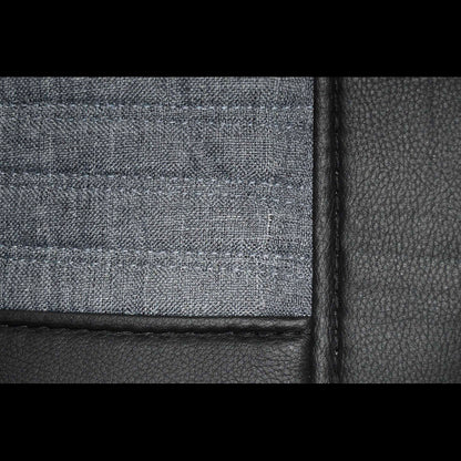 Set huse scaune auto universale, textil/piele ecologica, 7 piese