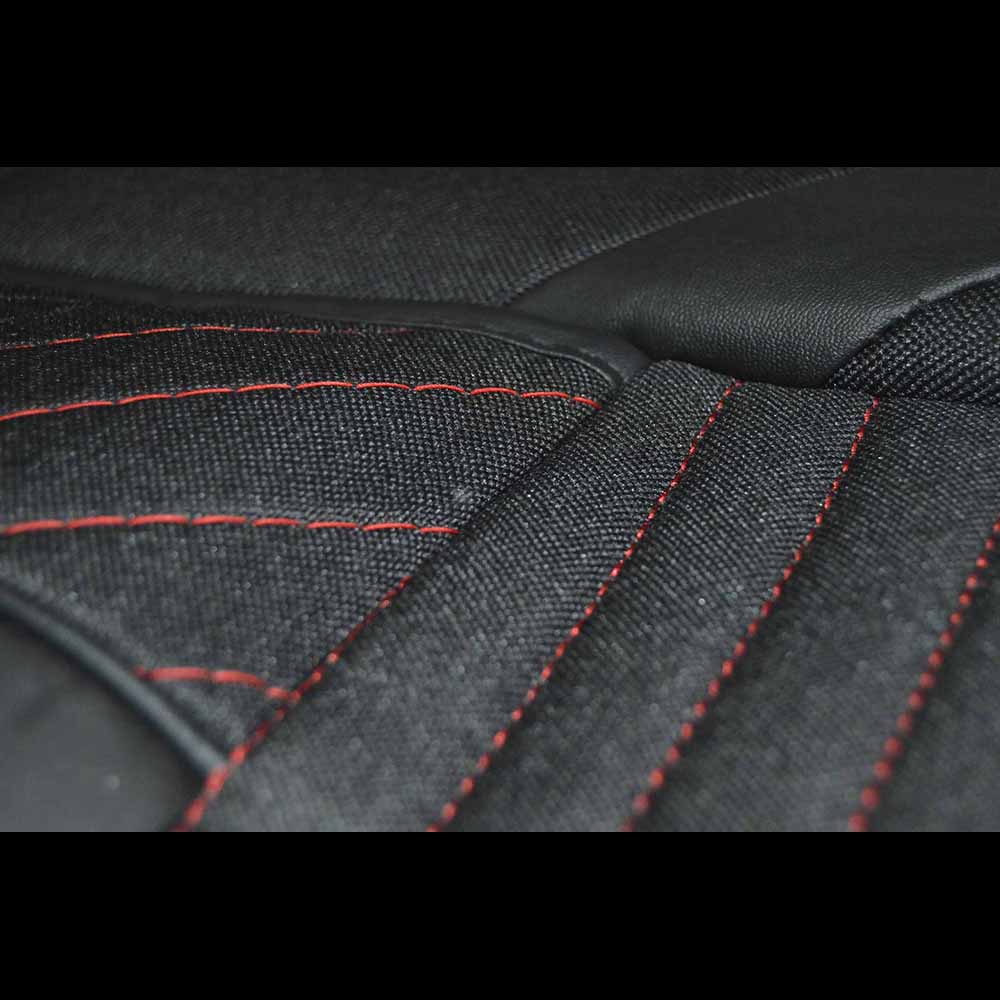 Set huse scaune auto universale, textil/piele ecologica, 7 piese