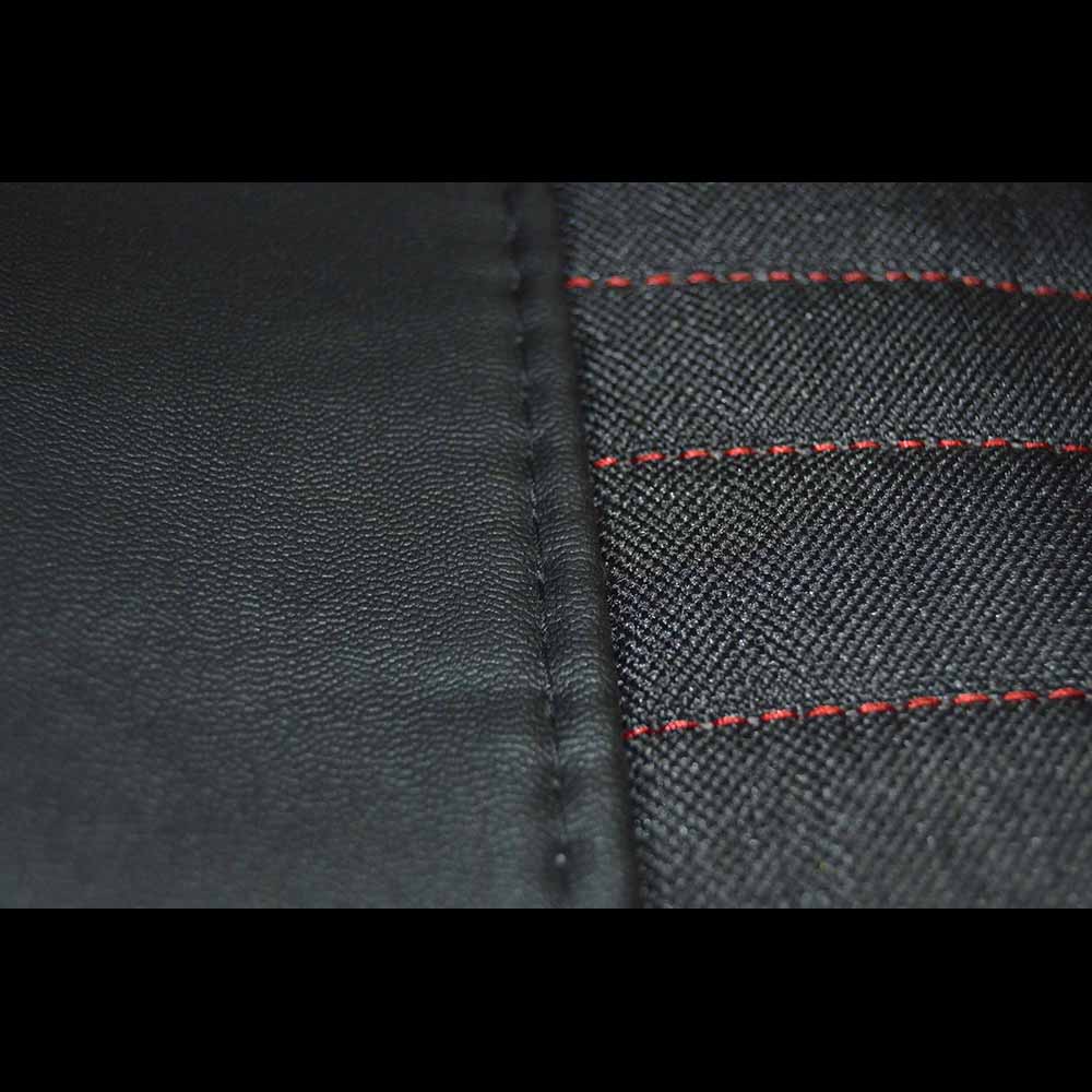 Set huse scaune auto universale, textil/piele ecologica, 7 piese