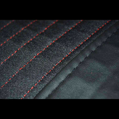 Set huse scaune auto universale, textil/piele ecologica, 7 piese