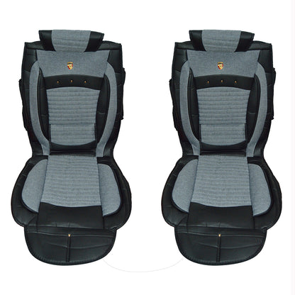 Set huse scaune auto universale, textil/piele ecologica, 7 piese