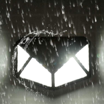 Lampa solara 100LED, senzor de miscare, 1200lm, ABS