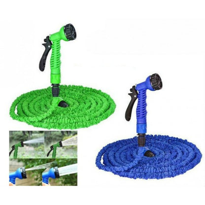 Furtun extensibil pentru gradina, 15 m, cap pentru udat