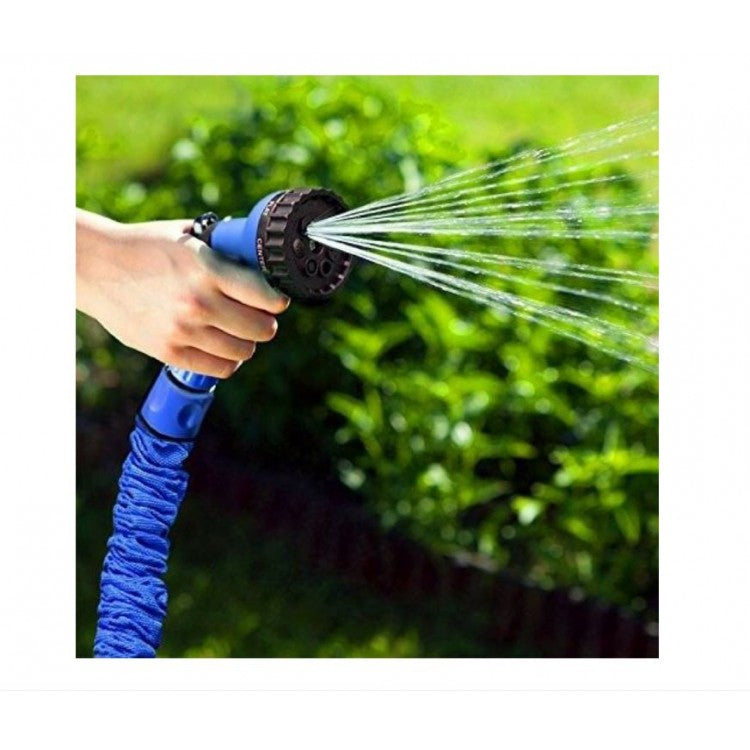 Furtun extensibil pentru gradina, 15 m, cap pentru udat