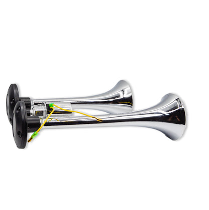 Claxon cu 2 goarne si electrovalva metalice, 24V Air Horn