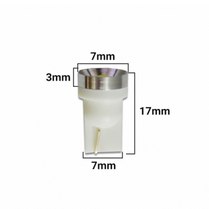 Set 2 x Becuri led W5W T10 cu LED CSP Seoul 5W