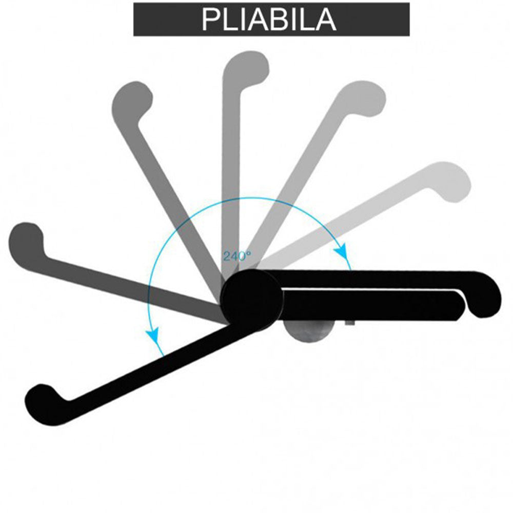 Lampa solara pliabila SH 090B cu senzor, 54 LED, 3 moduri