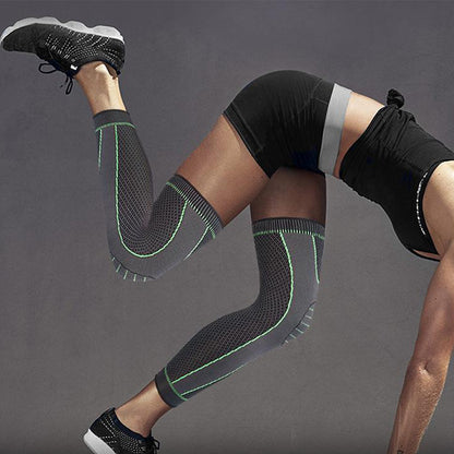 Genunchiera elastica lunga, protectie genunchi, universala