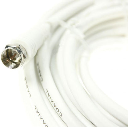 Cablu coaxial RG 6, mufe F, 10 metri, mufe tata/tata