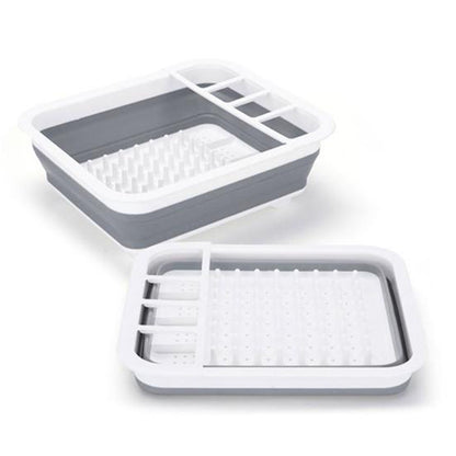 Uscator pliabil, suport tacamuri si farfurii, silicon