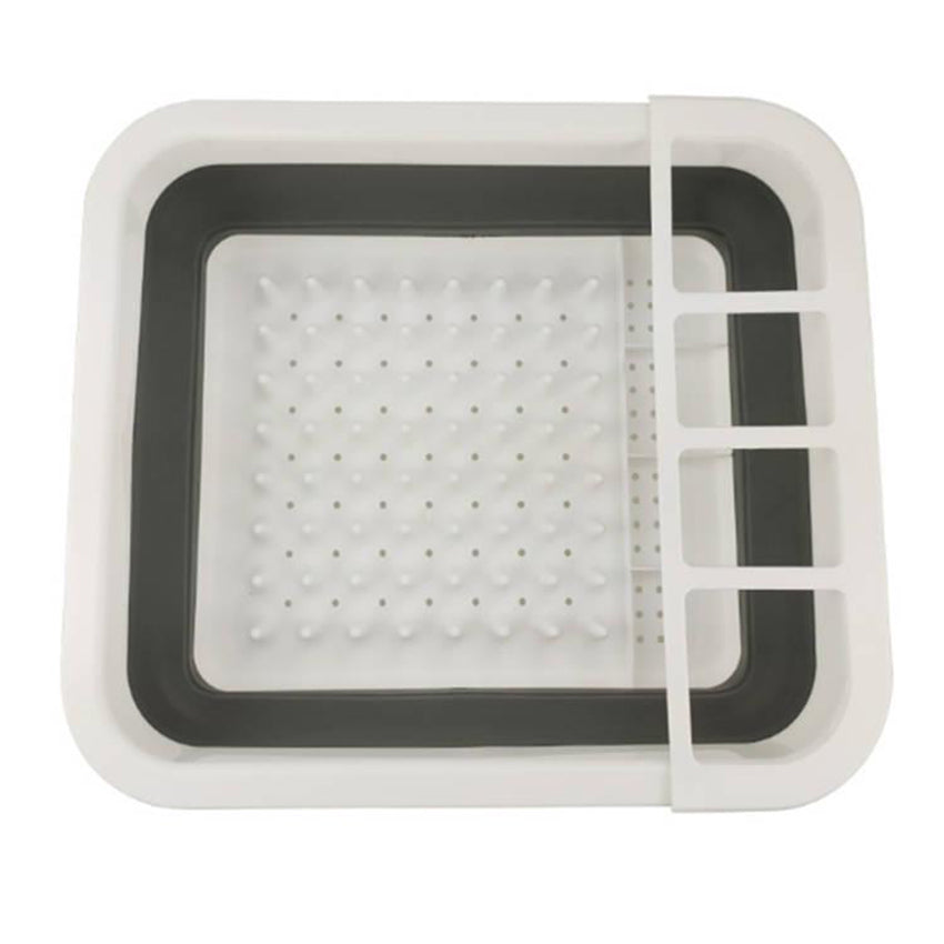 Uscator pliabil, suport tacamuri si farfurii, silicon