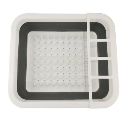 Uscator pliabil, suport tacamuri si farfurii, silicon