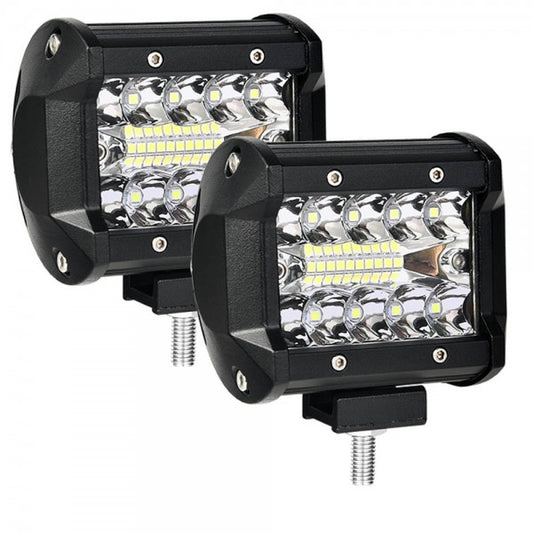 Set 2 x Proiectoare auto 20LED, 4 inch, 120W/set, 12/24V, 6000K