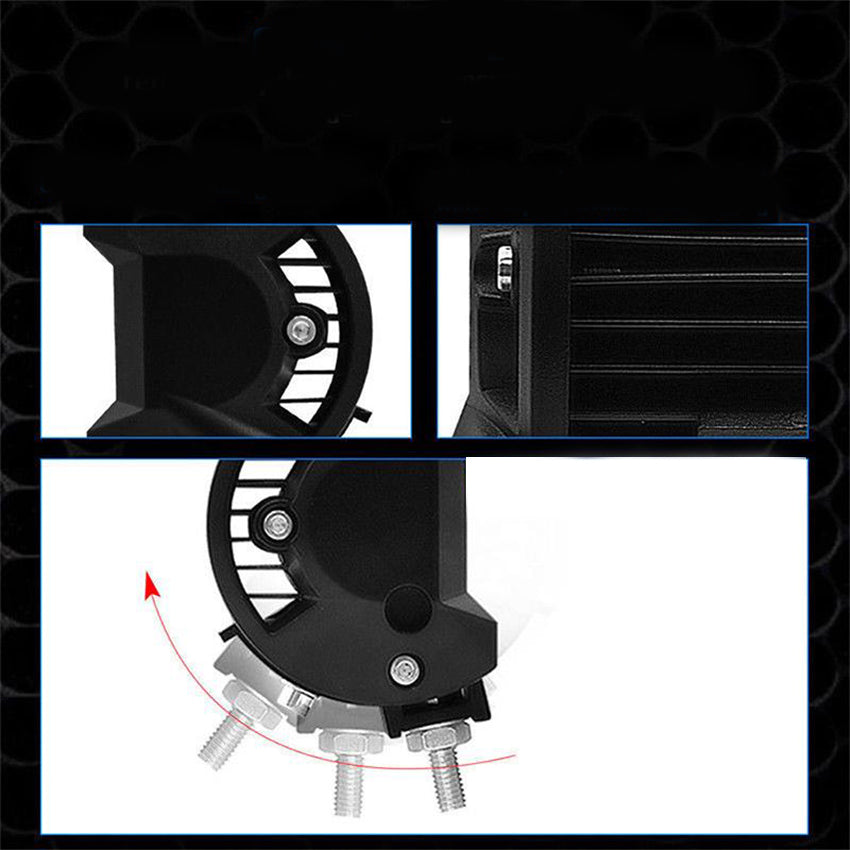 Set 2 proiectoare auto led bad, 24 leduri, 144W/set