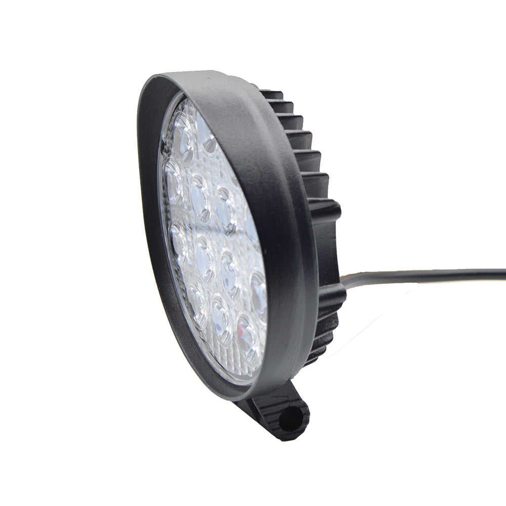 Set 2 proiectoare LED Rotunde, 14 LED uri, 35mm, 84W/set