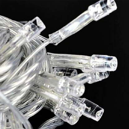 Instalatie tip turturi, 7 metri, alb sau albastru