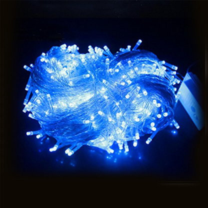 Instalatie tip turturi, 7 metri, alb sau albastru