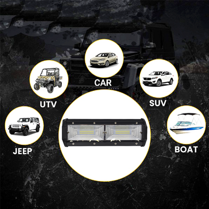 Set 2 proiectoare LED, 144W cu 48 de leduri