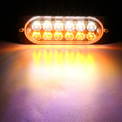 Set 2 Stroboscoape , 12 leduri cu lumina portocalie