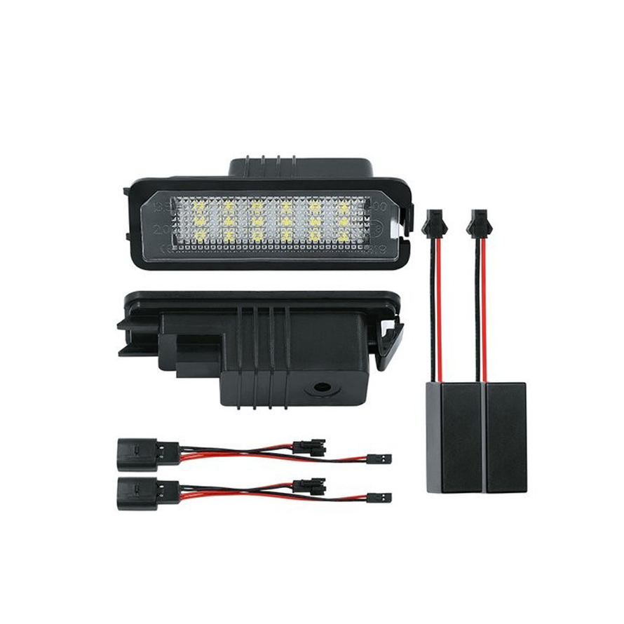 Set Lampi Led numar, VW Golf, Passat, 18LED, lumina alba
