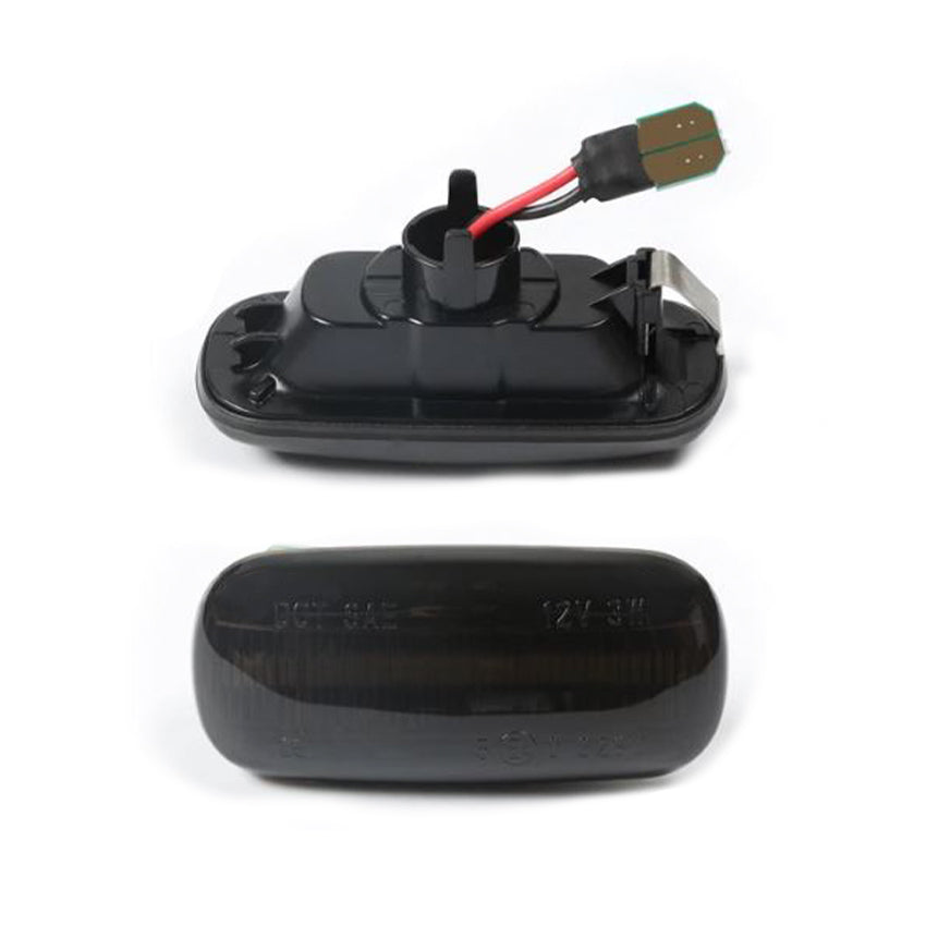 Set 2 lampi semnalizare laterala fumurie LED AUDI