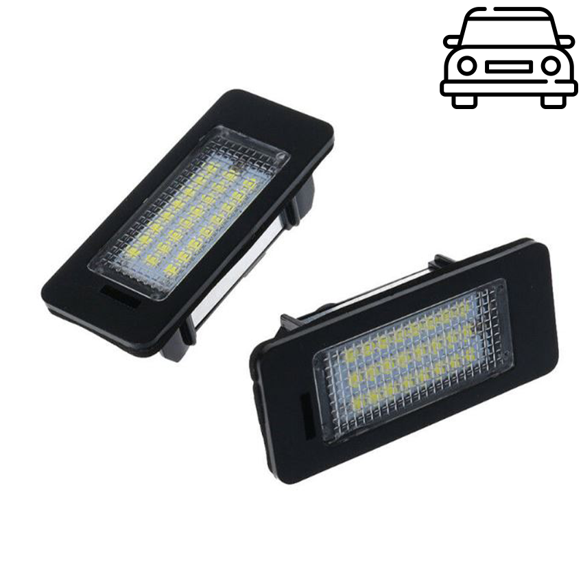 Set 2 Lampi CANBUS dedicate pentru numar spate Audi